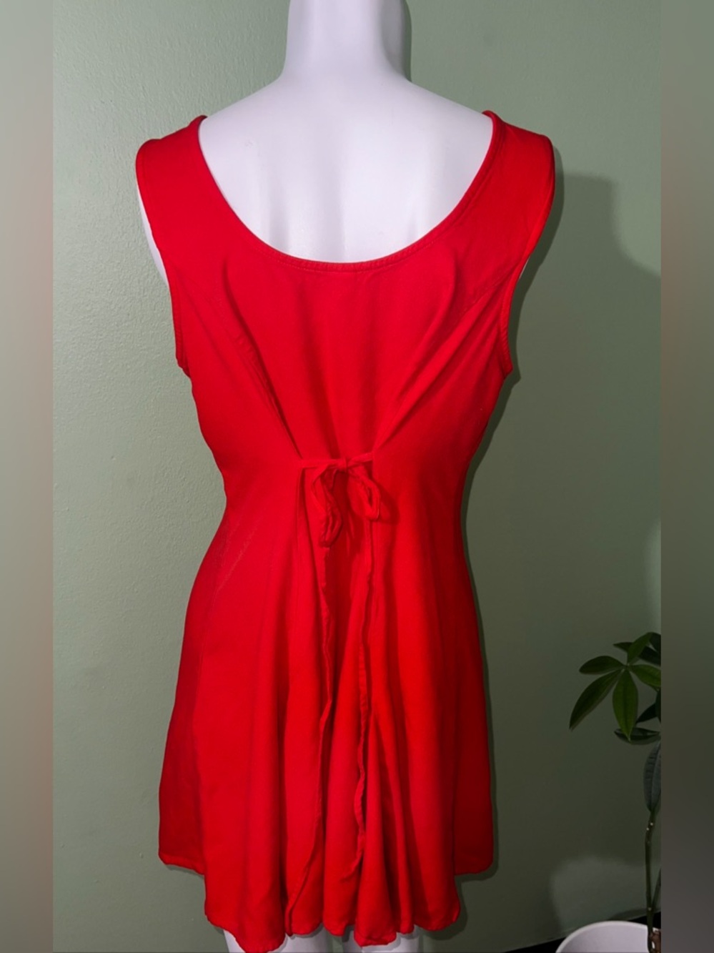 Old Navy Bright Red Petite Dress - Picture 3 of 4